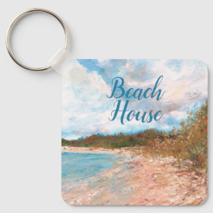 Porte-clés Beach Coastal Michigan Shoreline Art