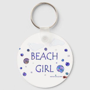 Porte-clés Beach Girl - Empreintes - Porte - clé