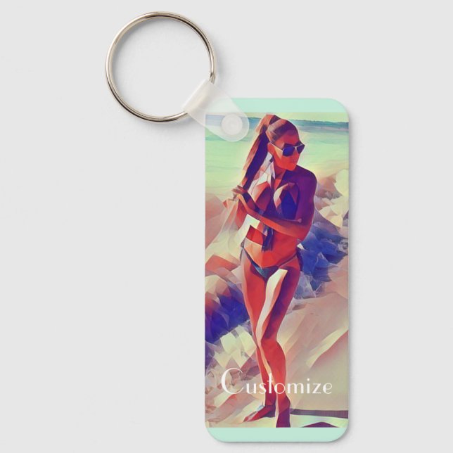 Porte-clés Beach Girl Thunder_Cove (Recto)