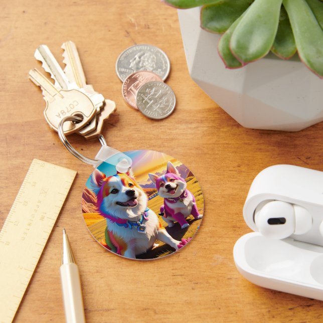 Porte-clés Beau animal quatre (Bureau)