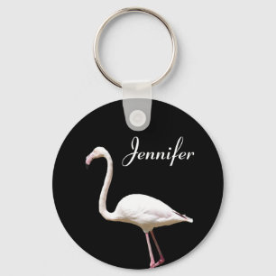 Porte-clés Beau Flamant rose - Porte - clé de nom personnalis
