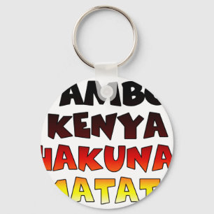Porte-clés Beau Jambo Kenya Hakuna Matata Beau Art