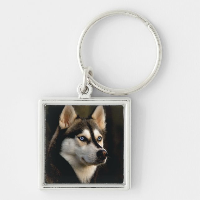 Porte-clés Beau Oreiller Husky Lrow (Devant)
