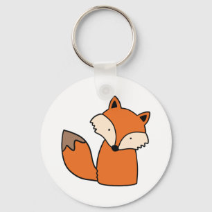 Porte-clés Beau renard rouge