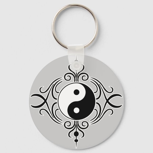 Porte-clés Beau Yin Yang Tshirt ou produit (Recto)