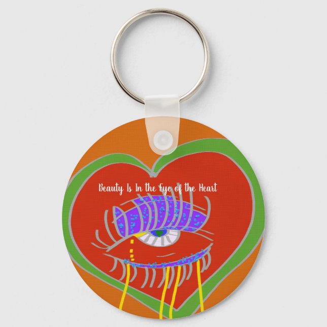 Porte-clés Beauty Is In the Eye of the Heart Keychain (Recto)