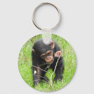 Porte-clés Bébé Chimp Clé anneau