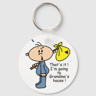 Porte-clés Bébé de la Chambre de la grand-maman (BLEU)