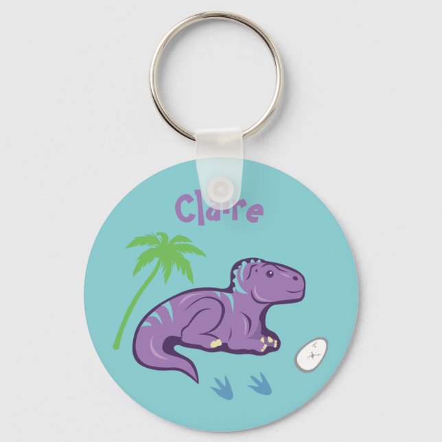 Porte-clés Bébé Dinosaur Iguanodon (Recto)