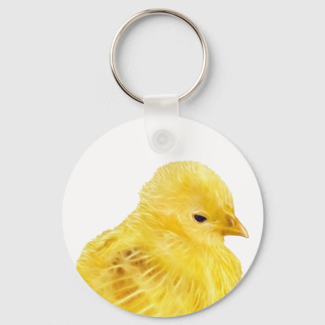 Porte-clés Bébé jaune mignon Chick (Recto)