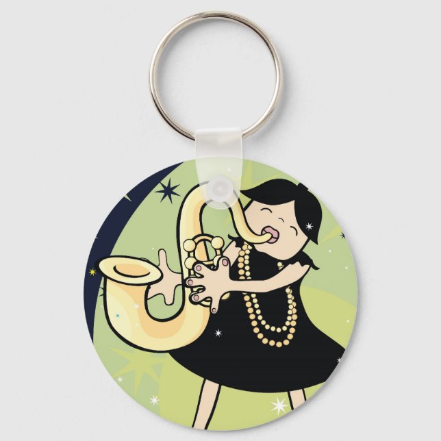 Porte-clés bébé jazz (Recto)