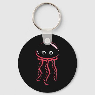 Porte-clés Bébé Jellyfish Smiling Costume mignon Animal Hallo