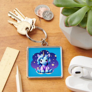 Porte-clés Bébé licorne dans le Porte - clé de PJ