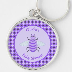 Porte-clés Bébé mou Bee Bee Baby shower neutre