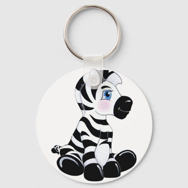 Porte-clés Bébé Zebra (Recto)