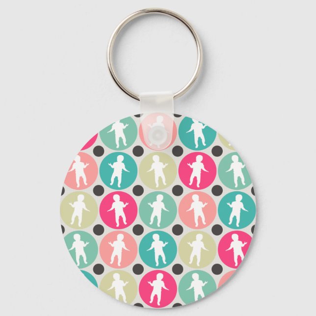 Porte-clés Bébés dansants (Recto)