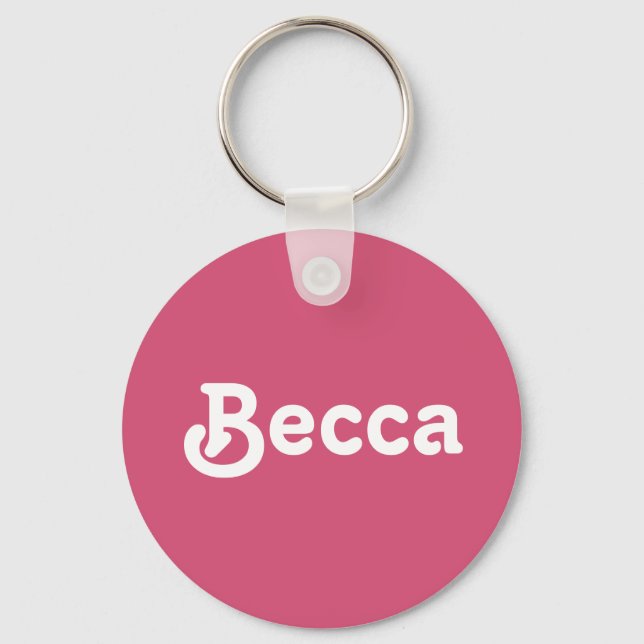 Porte-clés Becca (Recto)