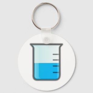 Porte-clés Becher de la Science de chimie