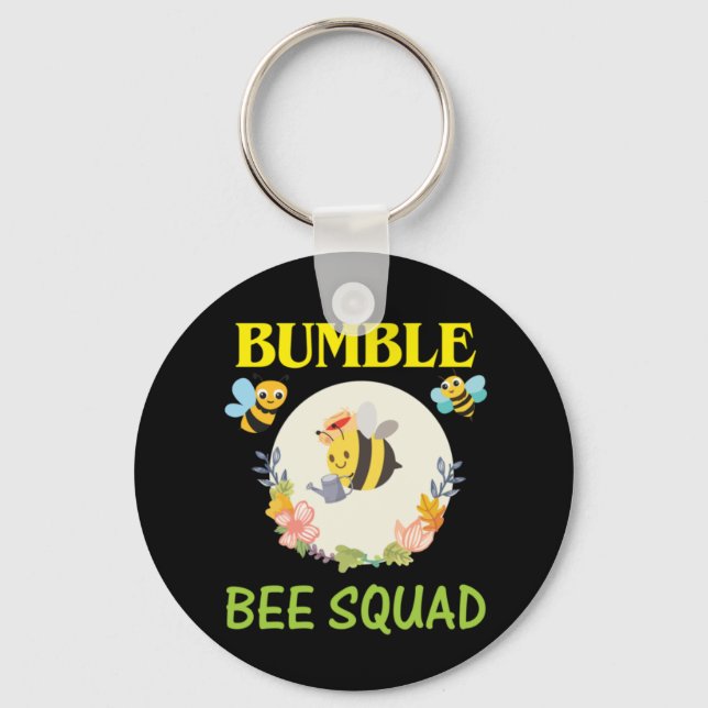 Porte-clés Beekeeper Art Bumble Bee Squad (Recto)