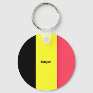 Porte-clés BELGIQUE : Drapeau de Belgique