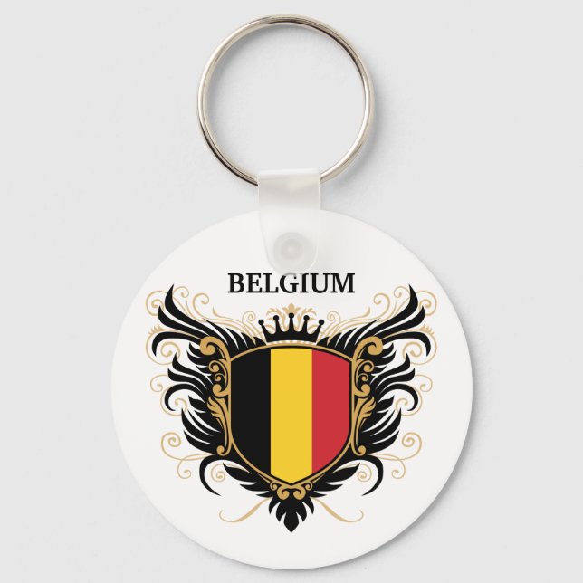 Porte-clés Belgique [personnalisation] (Recto)