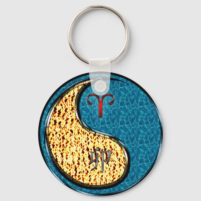 Porte-clés Bélier et Rabbit d'eau (Recto)