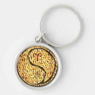 Porte-clés Béliers et dragon de feu