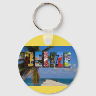 Porte-clés Belize Tropical Beach Travel Photos