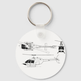 Porte-clés Bell Jet Ranger / TH-