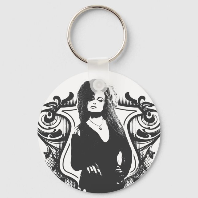 Porte-clés Bellatrix Lestrange Dark Arts Design (Recto)