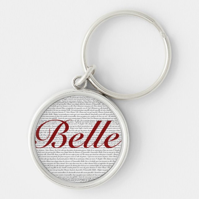 Porte-clés Belle (Devant)