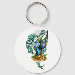 Porte-clés Belle Forêt Celtique Colorée Faery