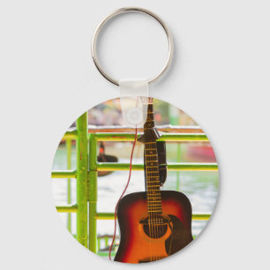 Porte-clés Belle guitare acoustique