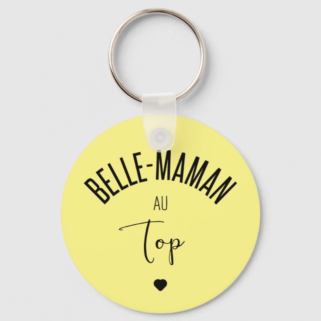 Porte-clés Belle maman au top (Recto)