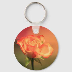 Porte-clés Belle photo de Rose romantique