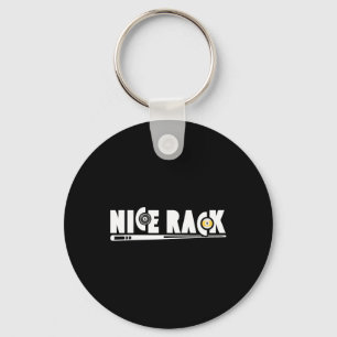 Porte-clés Belle piscine en rack Billard Joueur amusant