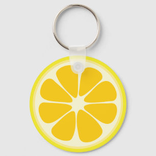 Porte-clés Belle tranche de fruits tropicaux Citrons de Citro