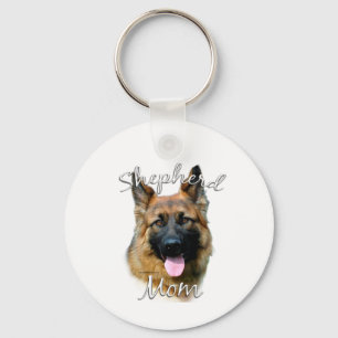 Porte-clés berger allemand (longhair) Maman 2
