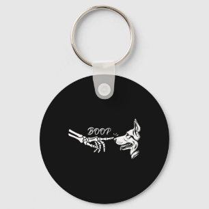 Porte-clés Berger allemand Squelette Boop Halloween Pet W
