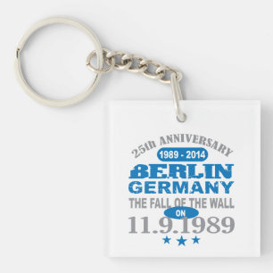 Porte-clés Berlin Mur Allemagne 25 Anniversaire