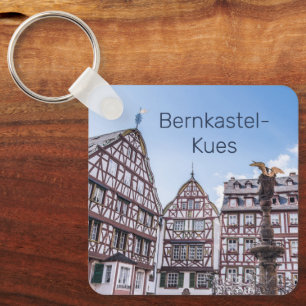 Porte-clés Bernkastel-Kues Façades historiques Allemagne Souv