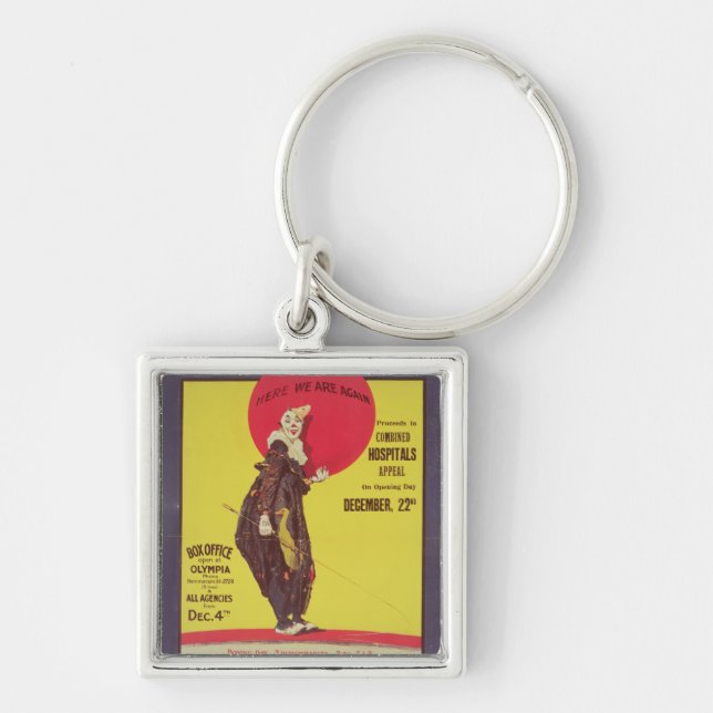 Porte-clés Bertram fraise l'affiche de cirque (Devant)