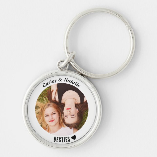 Porte-clés Besoins photo personnalisés personnalisés Meilleur (Devant)