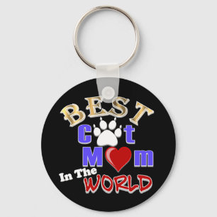 Porte-clés Best Cat Mom In The World Gifts for Mother's Day