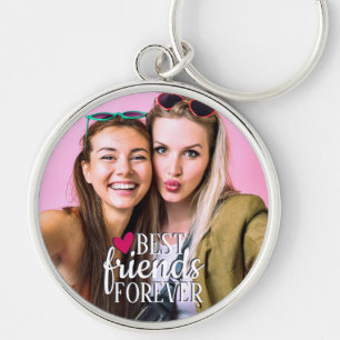 Porte-clés Best friends forever modern BFF photo