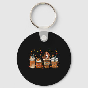 Porte-clés Bet Hound Automne Café Citrouille épice Latte Iced