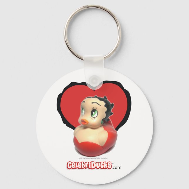 Porte-clés Betty Boop Porte - clé de canard en caoutchouc (Recto)