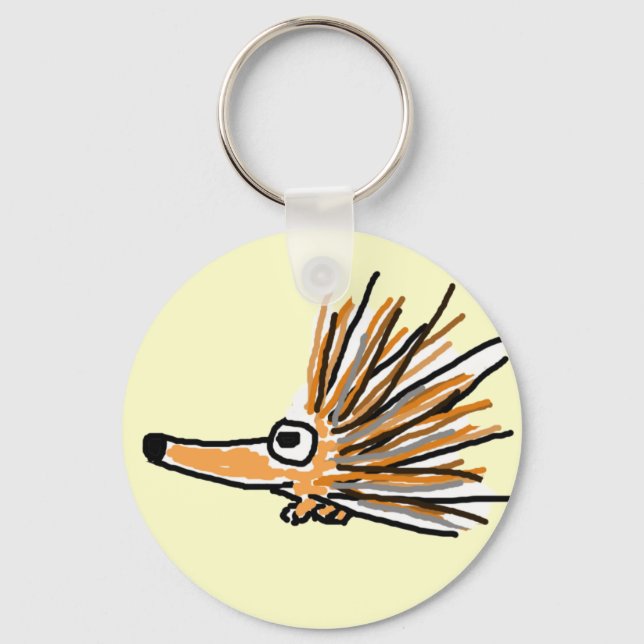 Porte-clés BG - Drôle Porte - clé Porcupine (Recto)