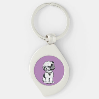 Porte-clés Bichon Frise