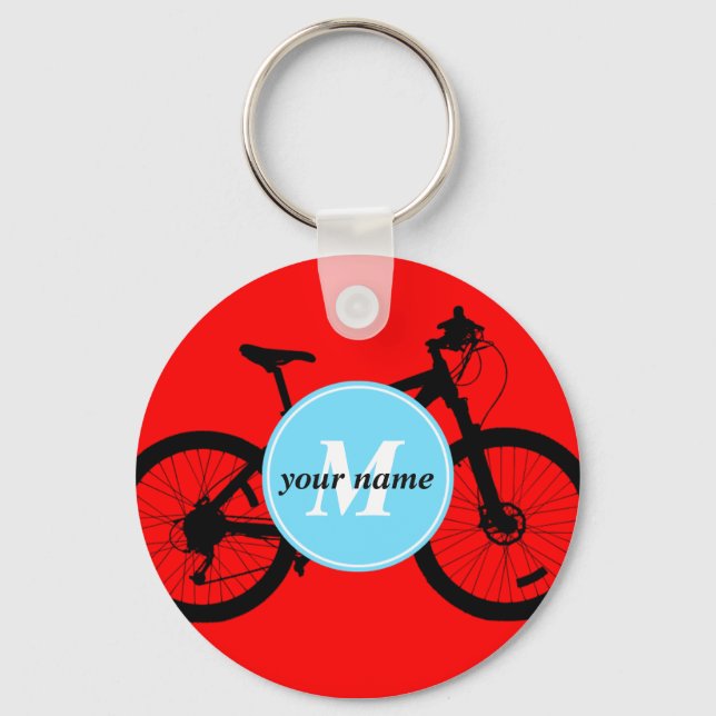 Porte-clés Bicycle silhouette (Recto)